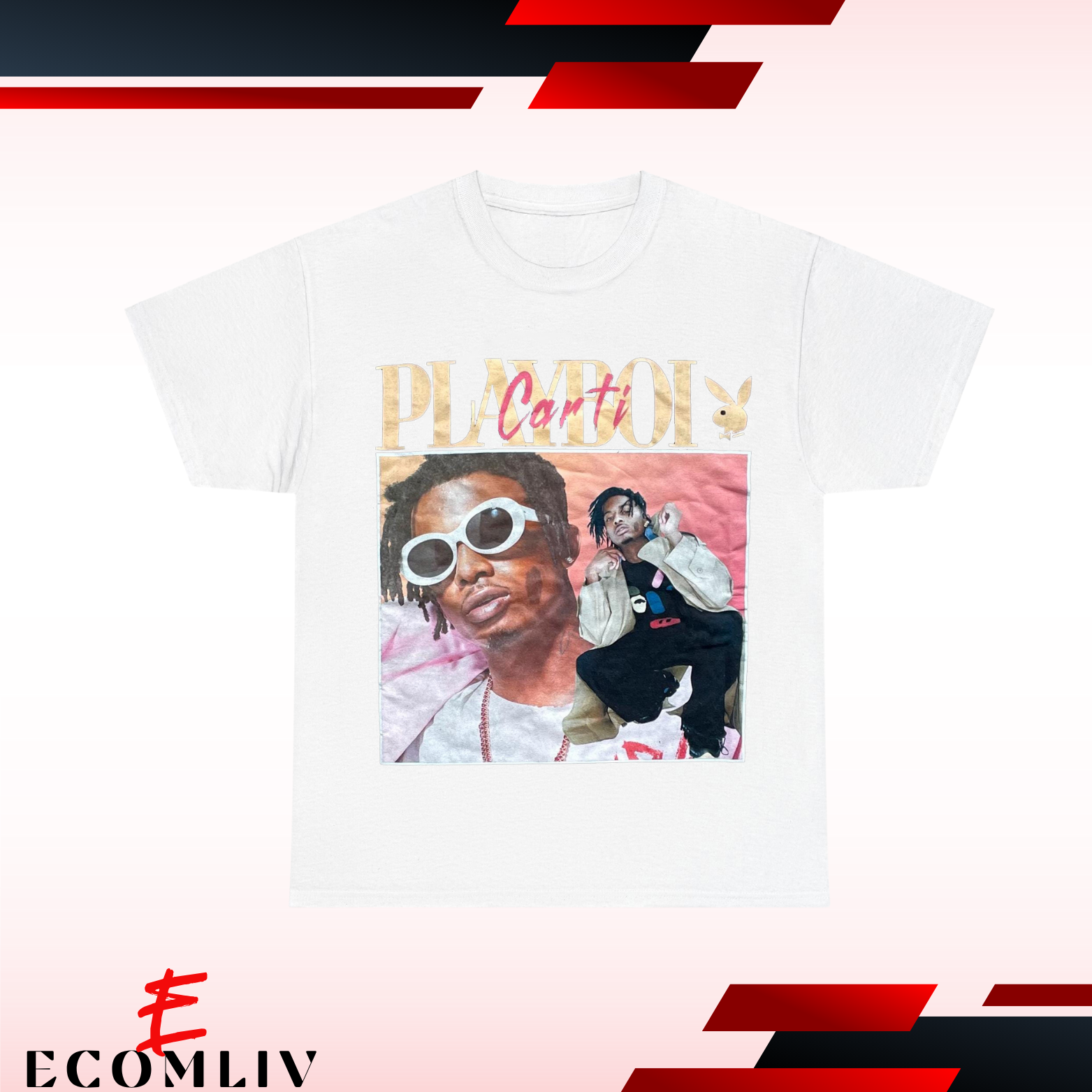Playboi Carti T-Shirt, Rage Rap Tee, Unisex Hip Hop Streetwear